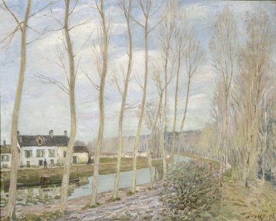 Der Loing-Kanal von Alfred Sisley